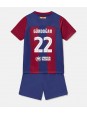 Barcelona Ilkay Gundogan #22 Replika Hemmakläder Barn 2023-24 Kortärmad (+ byxor)
